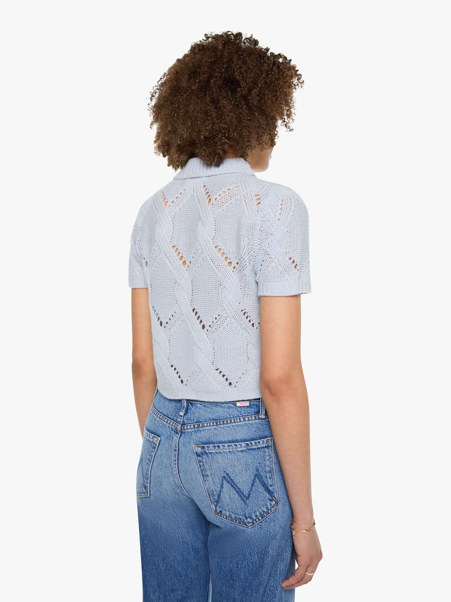 SABLYN Cadence Shrunken Polo - Whisper