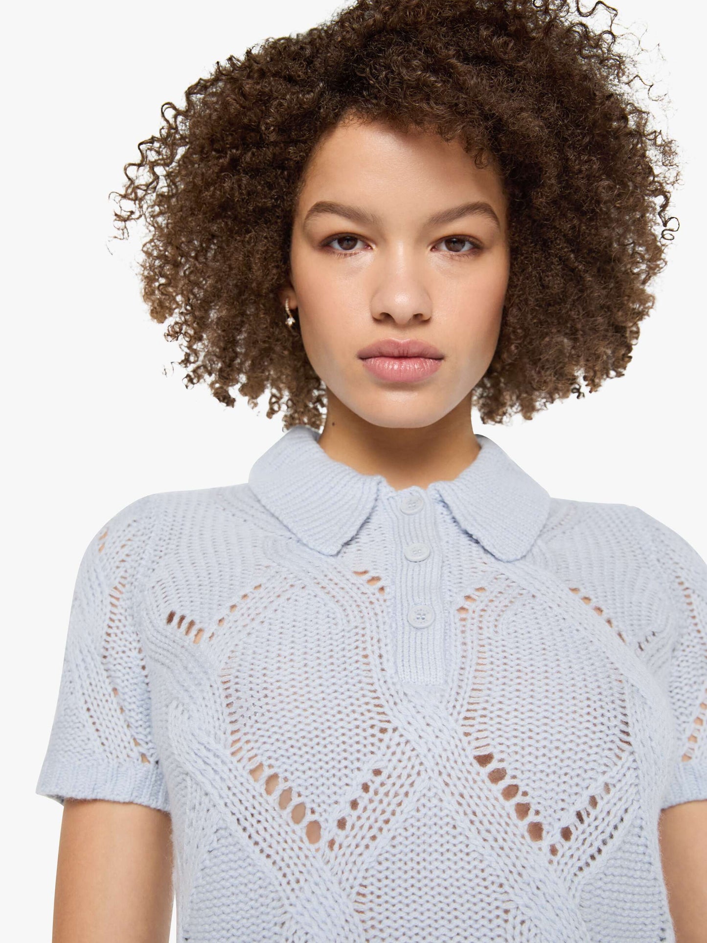 SABLYN Cadence Shrunken Polo - Whisper