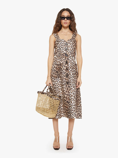 La Prestic Ouiston Panier Ajoure Bag - Panthere
