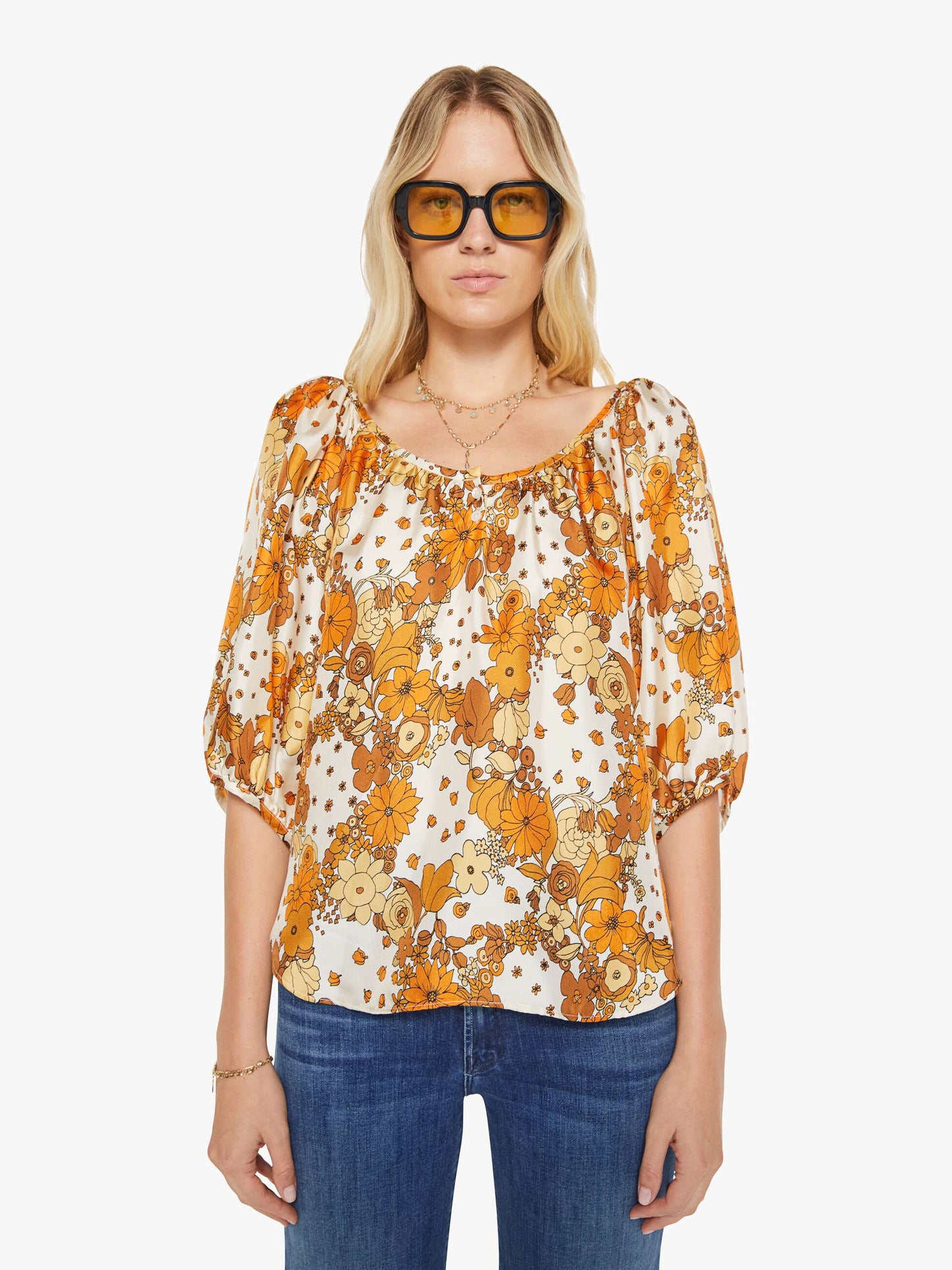La Prestic Ouiston Moisson Top - Flower Power