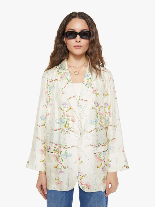 La Prestic Ouiston Elichou Blazer - Broderie Ecru