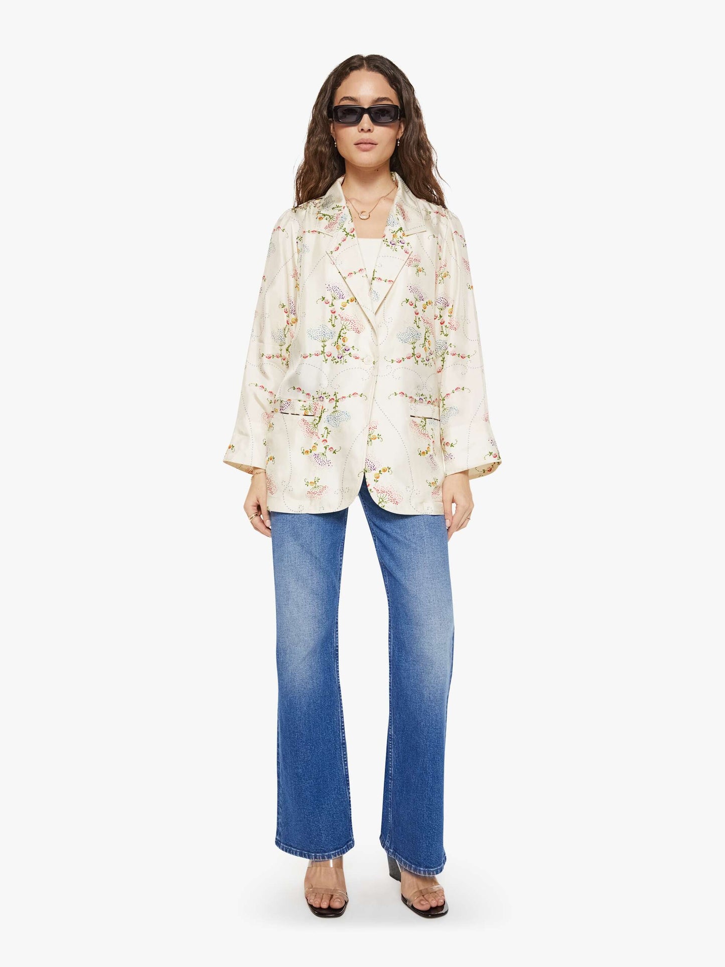 La Prestic Ouiston Elichou Blazer - Broderie Ecru