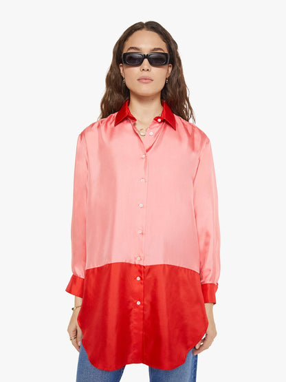 La Prestic Ouiston Liquette Top - Rose Mix