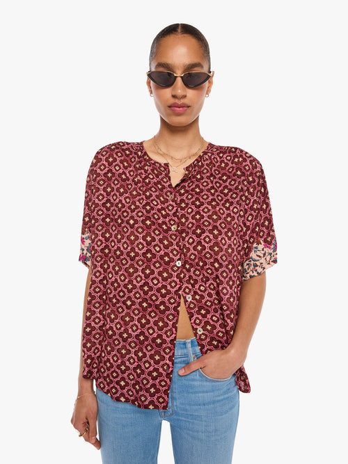 Natalie Martin Violet Top - Mosaic Spice