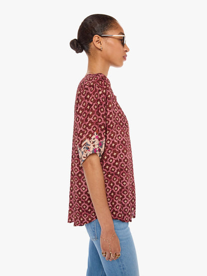 Natalie Martin Violet Top - Mosaic Spice