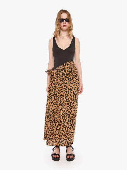 Natalie Martin Large Square Scarf - Leopard