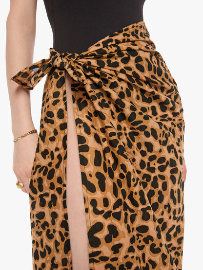 Natalie Martin Large Square Scarf - Leopard
