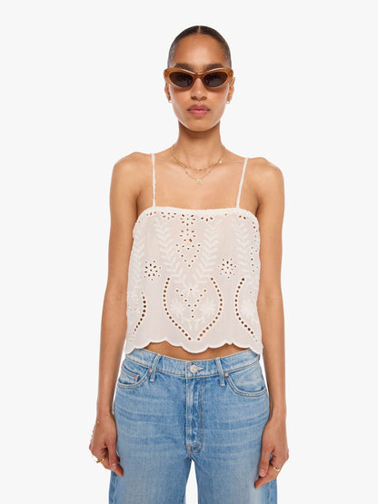 Natalie Martin Fern Cami - Athena Embroidery Salt