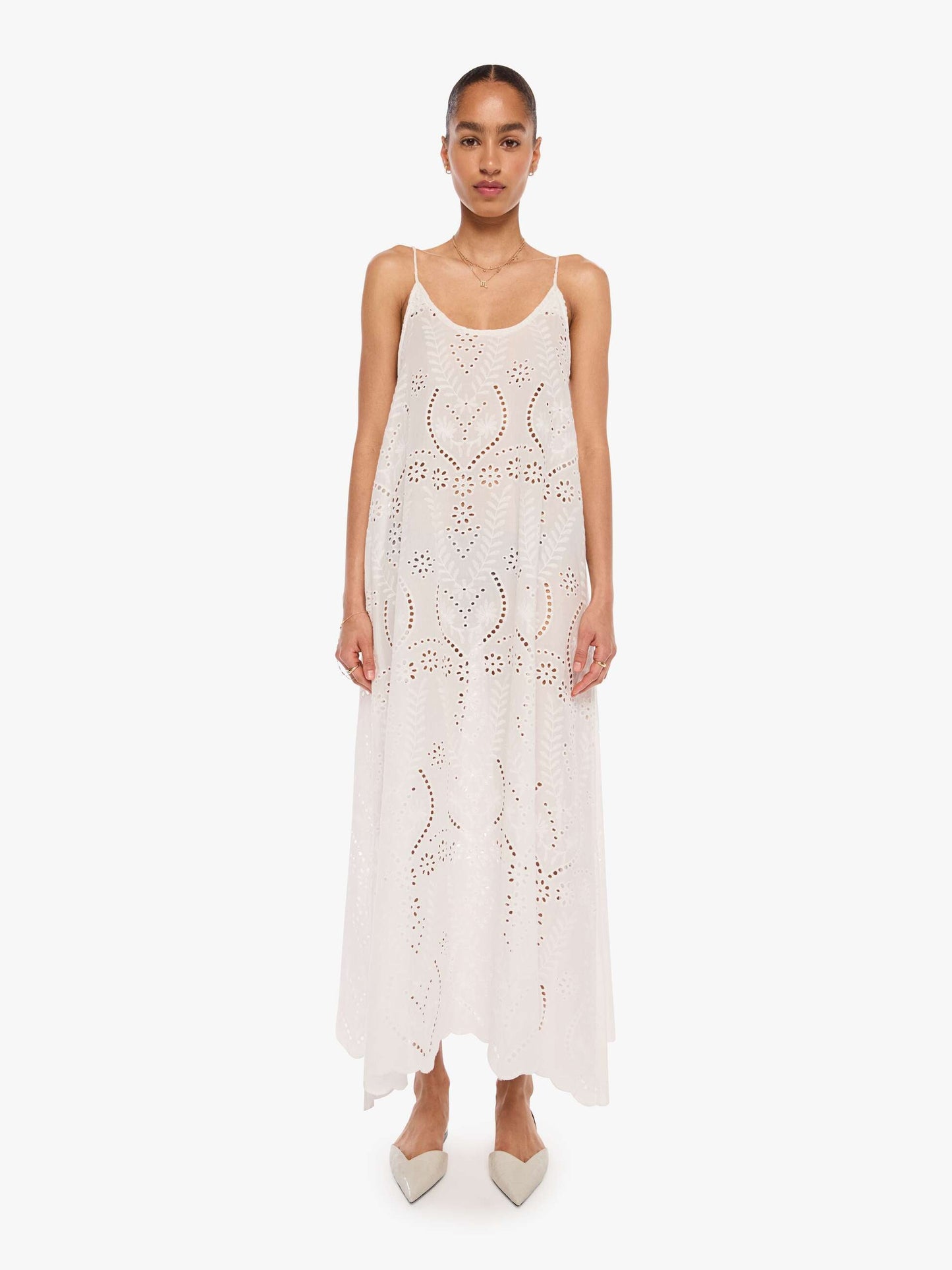 Natalie Martin Heather Maxi - Athena Embroidery Salt