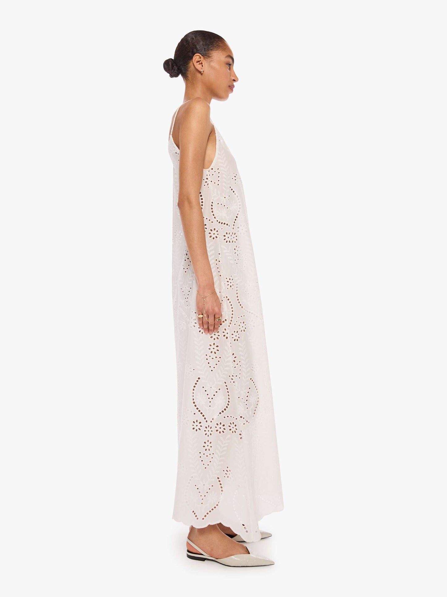 Natalie Martin Heather Maxi - Athena Embroidery Salt