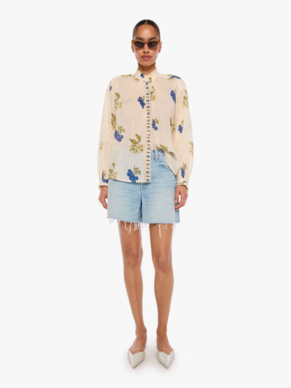 Alix of Bohemia Poet Blouse - Blueberry