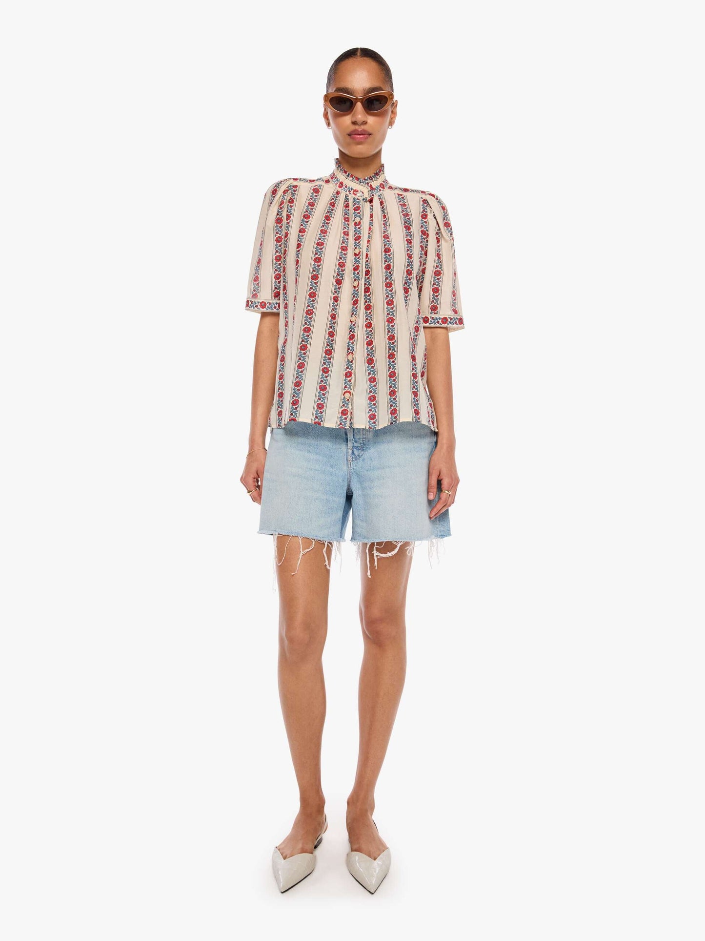 Alix of Bohemia Winnie Shirt - Roseband Stripe