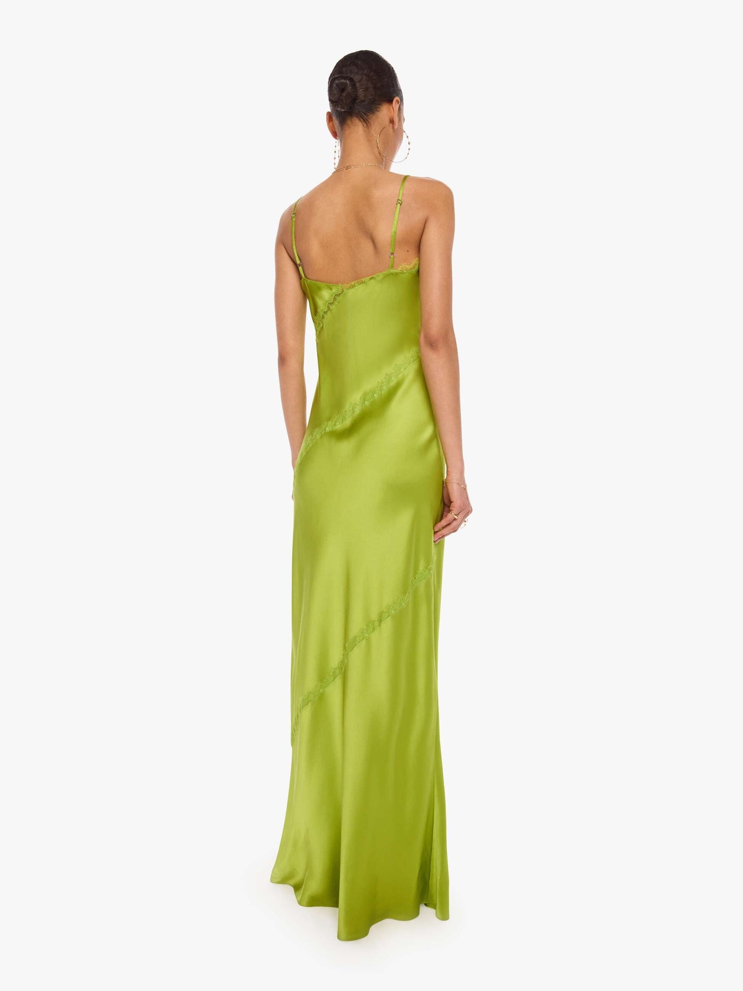 SABLYN Cece Lace Inset Cami Dress - Chartruese