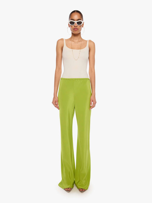 SABLYN Naomi Bias Cut Pull On Pant - Chartruese