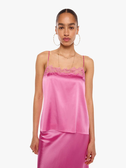 SABLYN Haya Lace Trim Cami - Dahlia