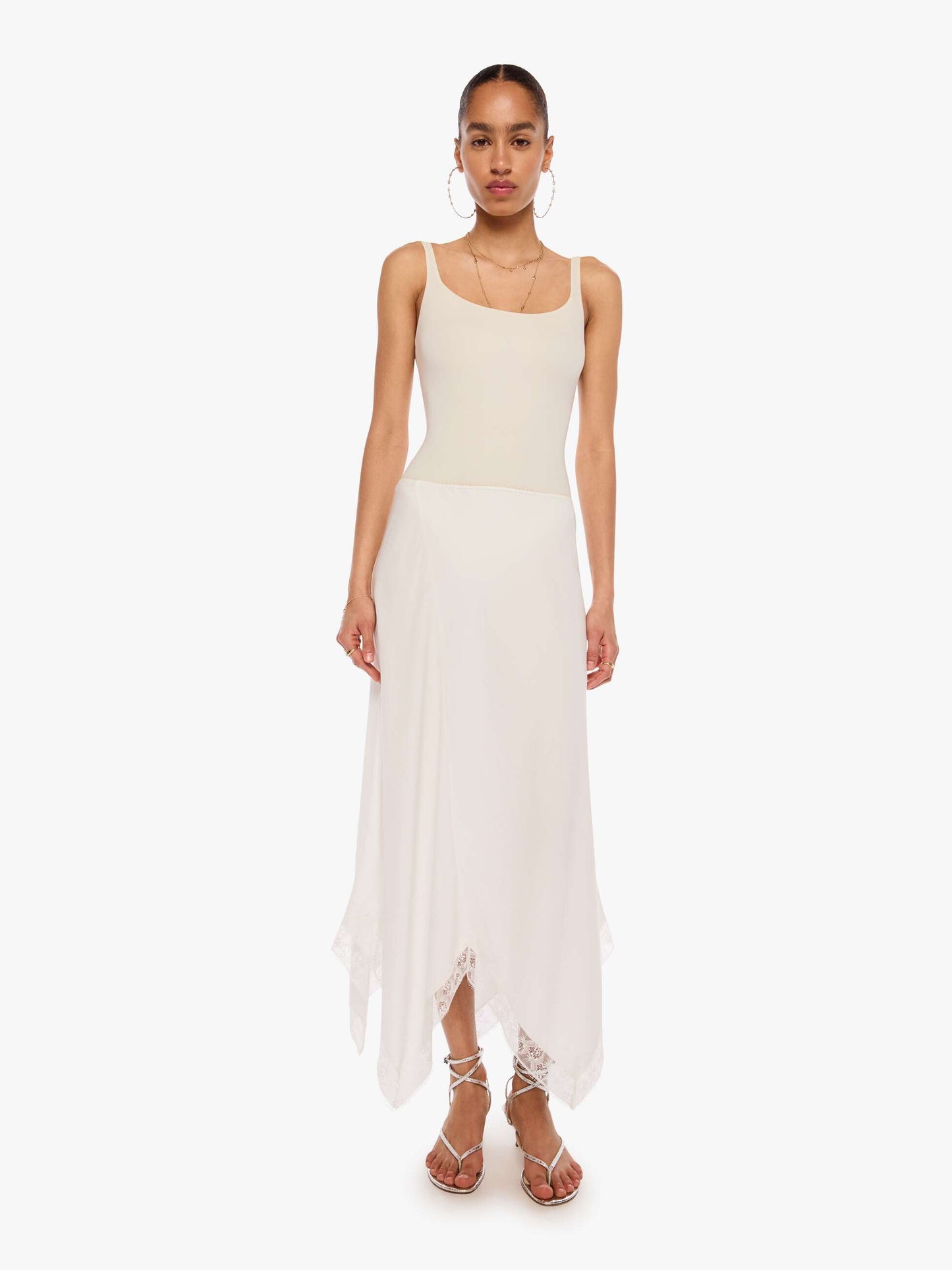 SABLYN Keri Bias Skirt - White