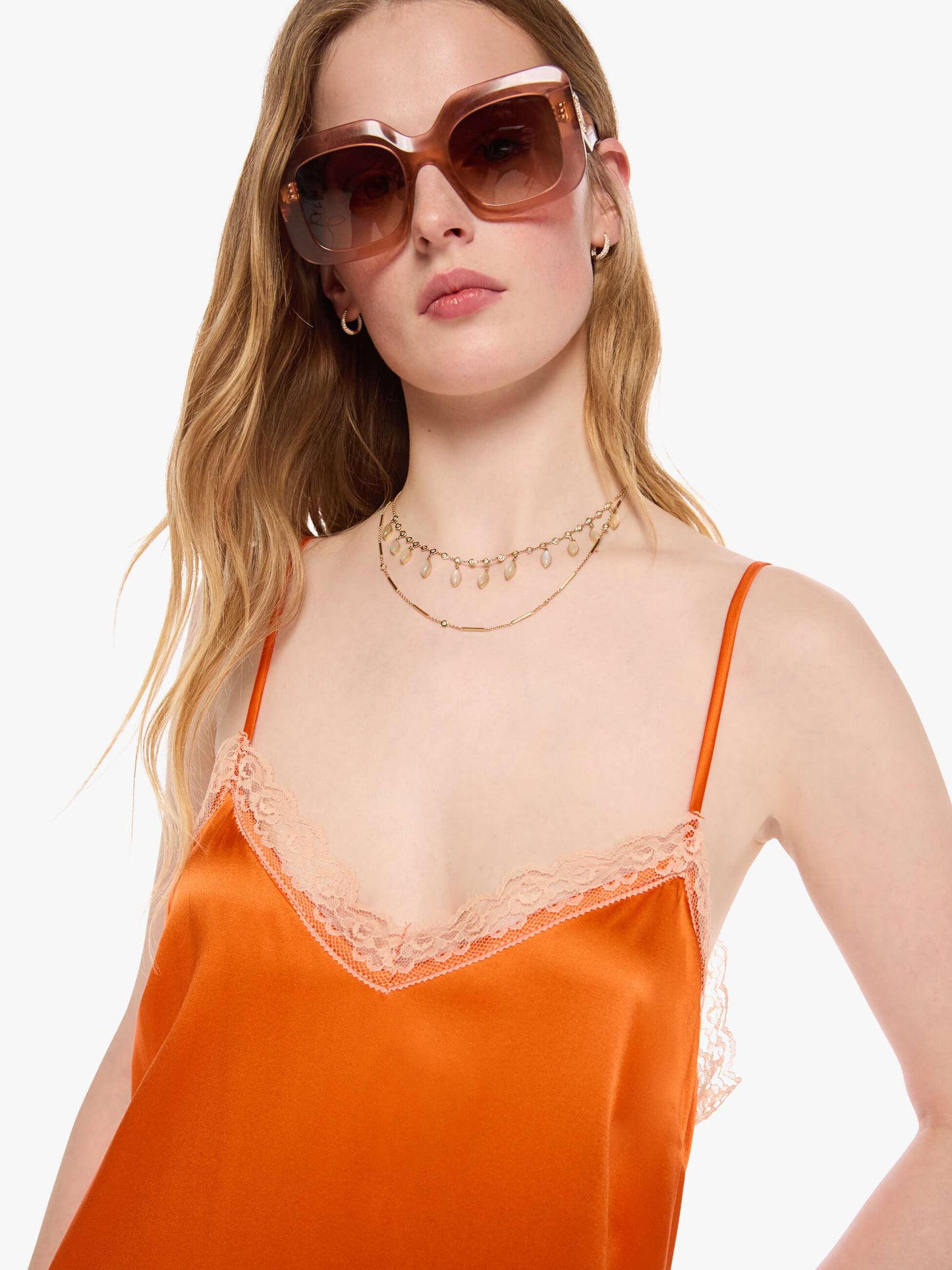 SPRWMN Sophie Maxi Dress - Orange