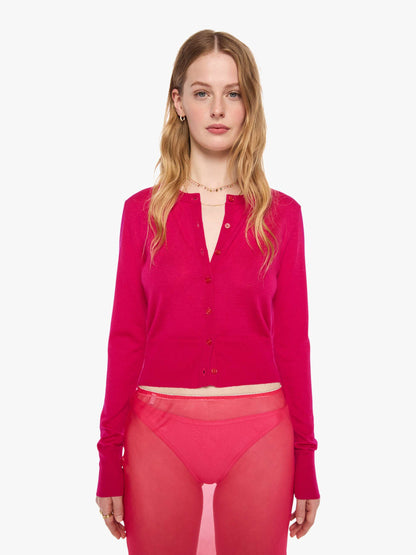 SPRWMN Baby Cardigan - Hot Pink