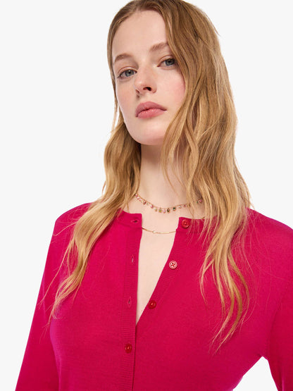 SPRWMN Baby Cardigan - Hot Pink