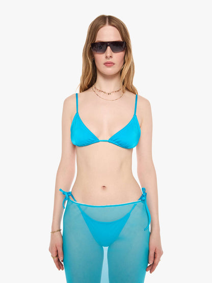 SPRWMN Triangle Bikini Top - Turquoise