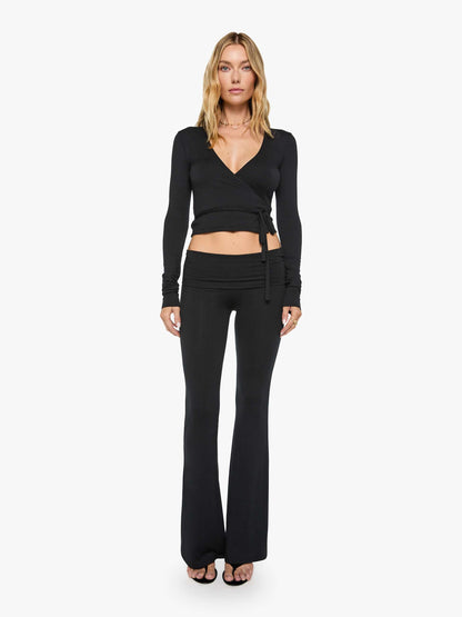 Eterne Wrap Top - Black