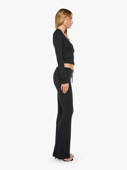 Eterne Foldover Flare Pant - Black