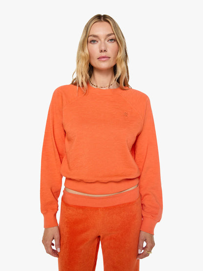 Eterne Shrunken Raglan Sweatshirt - Papaya