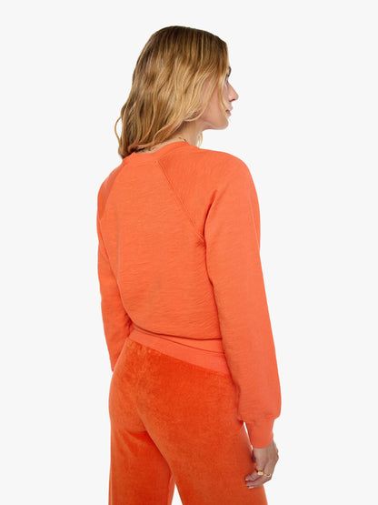Eterne Shrunken Raglan Sweatshirt - Papaya