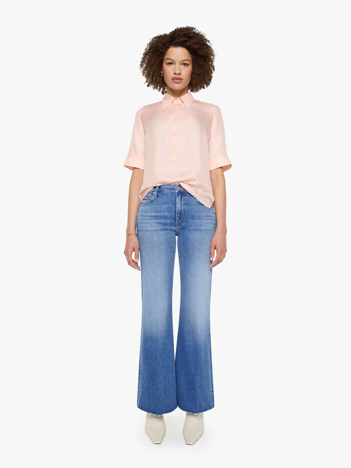 La Prestic Ouiston Lauren Shirt - Cristal Rose