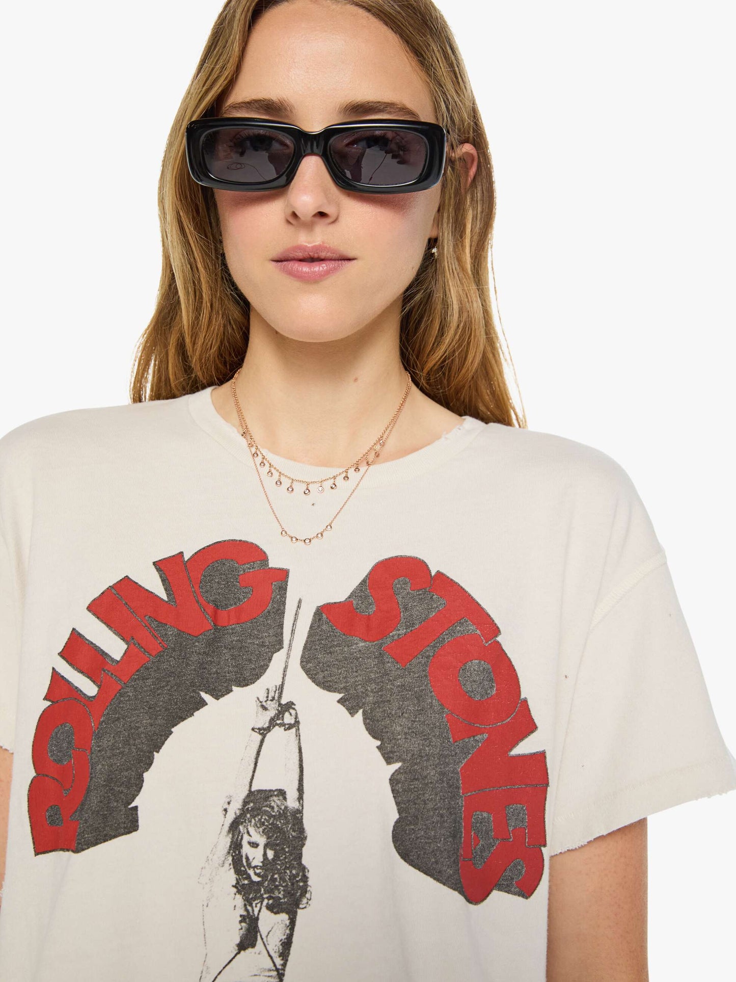 MadeWorn Rolling Stones Tee - Vintage White