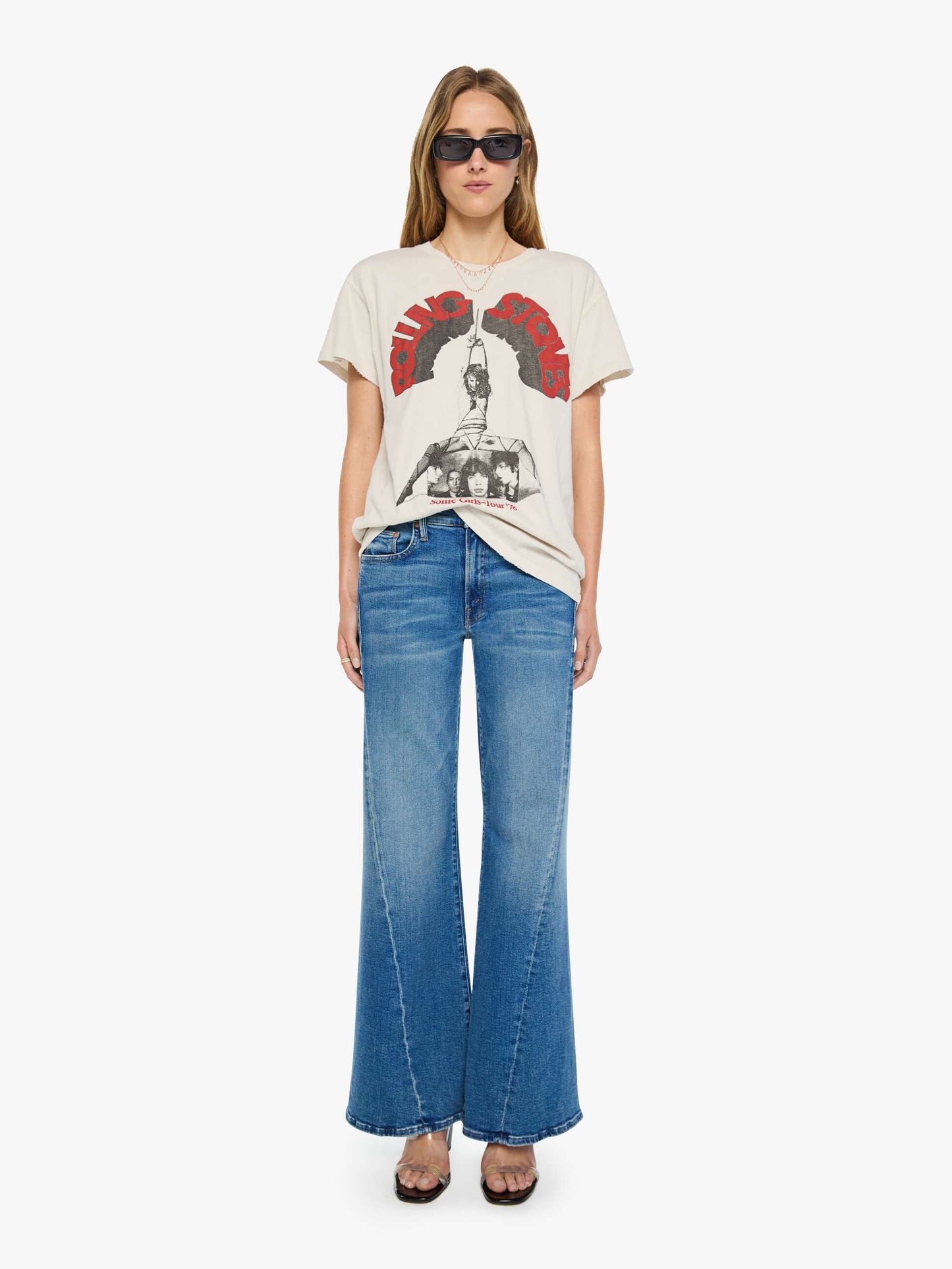MadeWorn Rolling Stones Tee - Vintage White