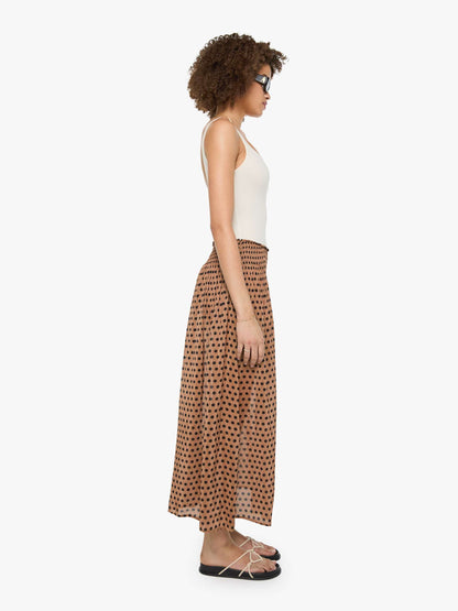 Natalie Martin Bella Skirt - Grande Polka Dot Black & Tan