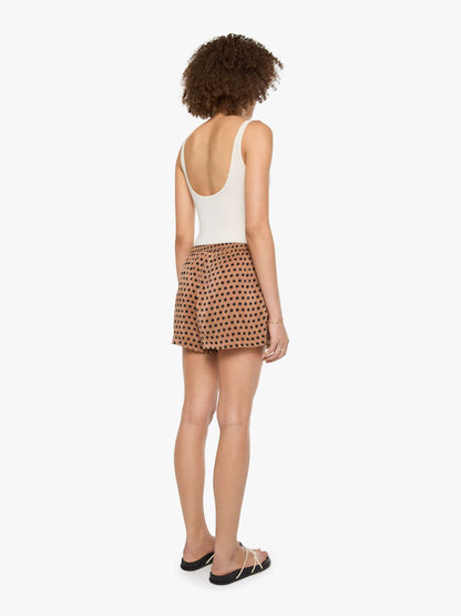 Natalie Martin Jasper Short - Grande Polka Dot Black & Tan