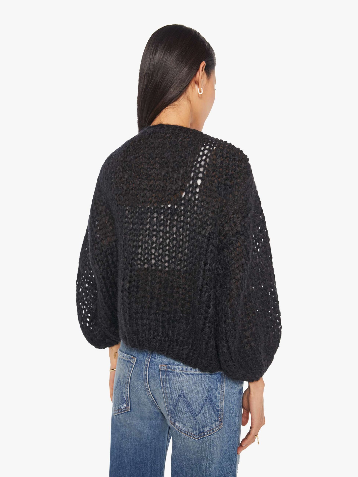 Maiami Big Bomber Cardigan - Black