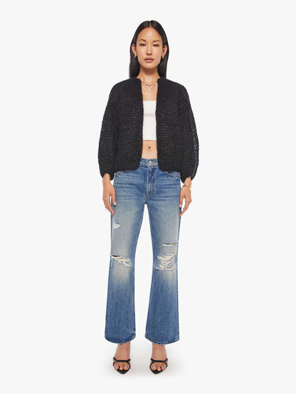 Maiami Big Bomber Cardigan - Black