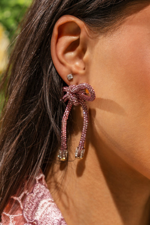 ALL NIGHT LONG LIGHT PINK EARRING