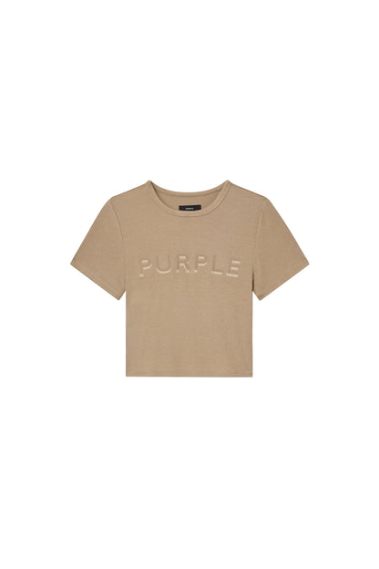 Wordmark Applique Rib Baby Tee
