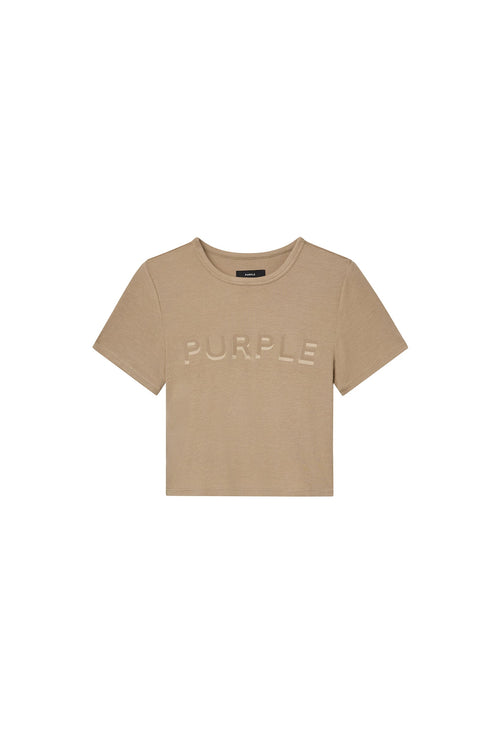 Wordmark Applique Rib Baby Tee