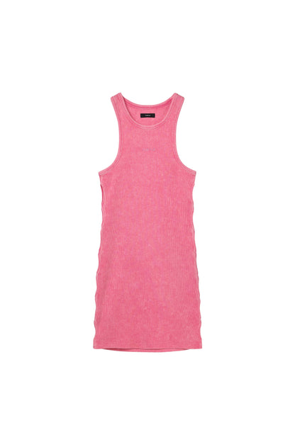 Wordmark Rib Cut Out Dress