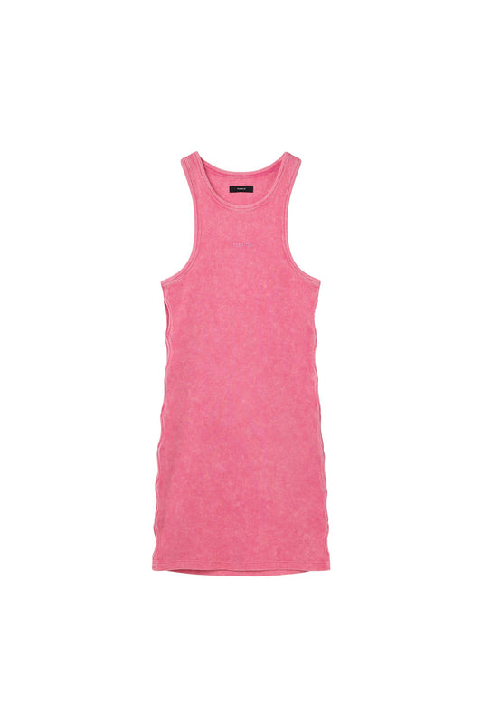 Wordmark Rib Cut Out Dress