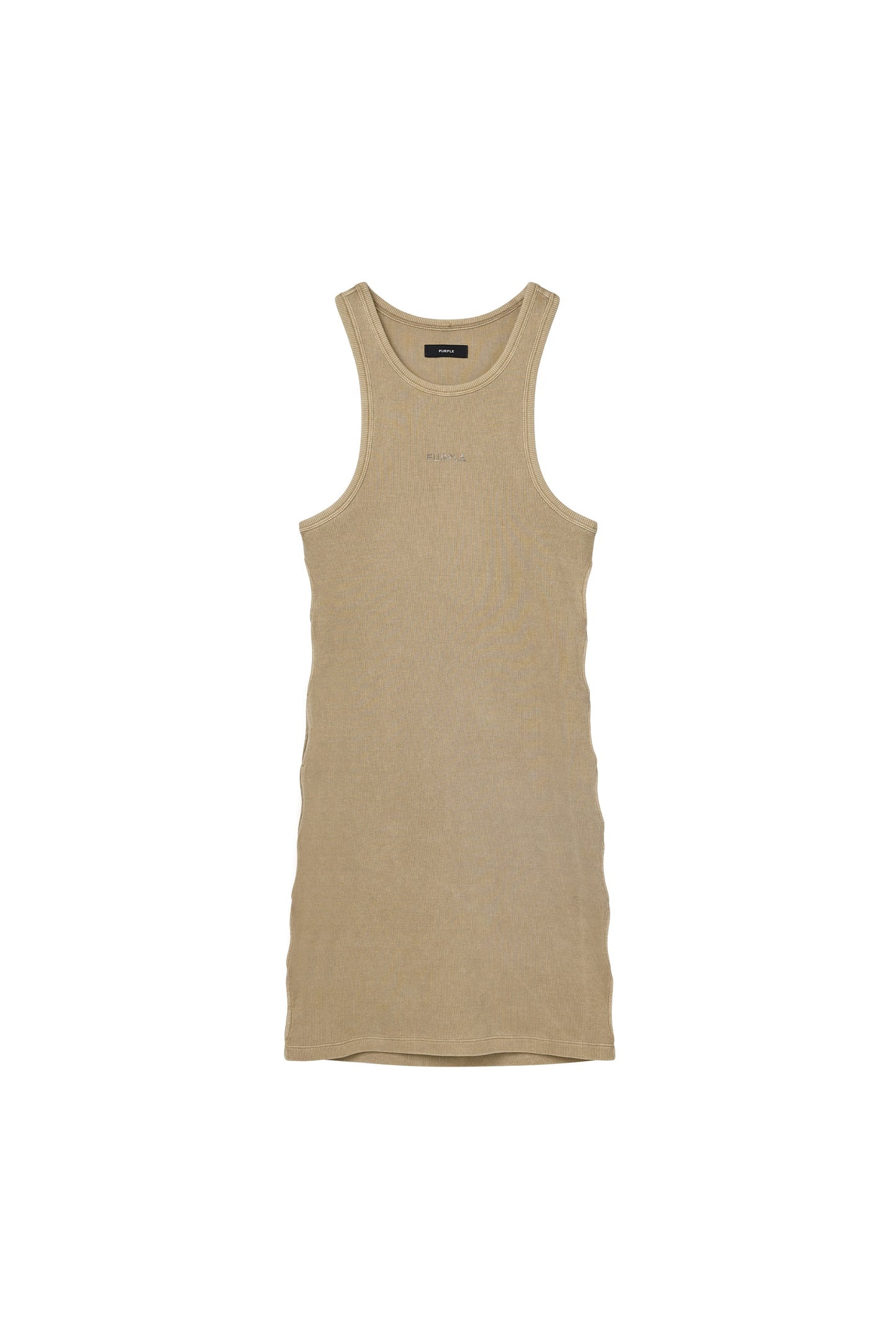 Wordmark Rib Cut Out Dress