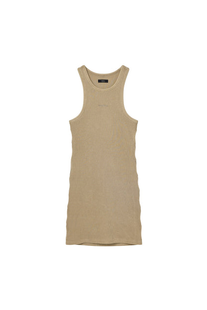 Wordmark Rib Cut Out Dress