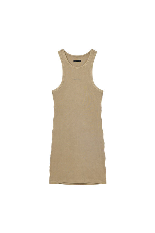Wordmark Rib Cut Out Dress