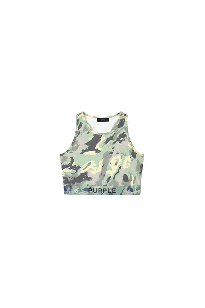 Painted Camo Nylon Bralette