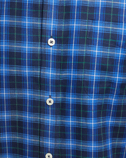 Portland Cttn/Linen Check Regular Shirt