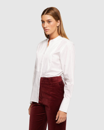Leila Bib Front Shirt
