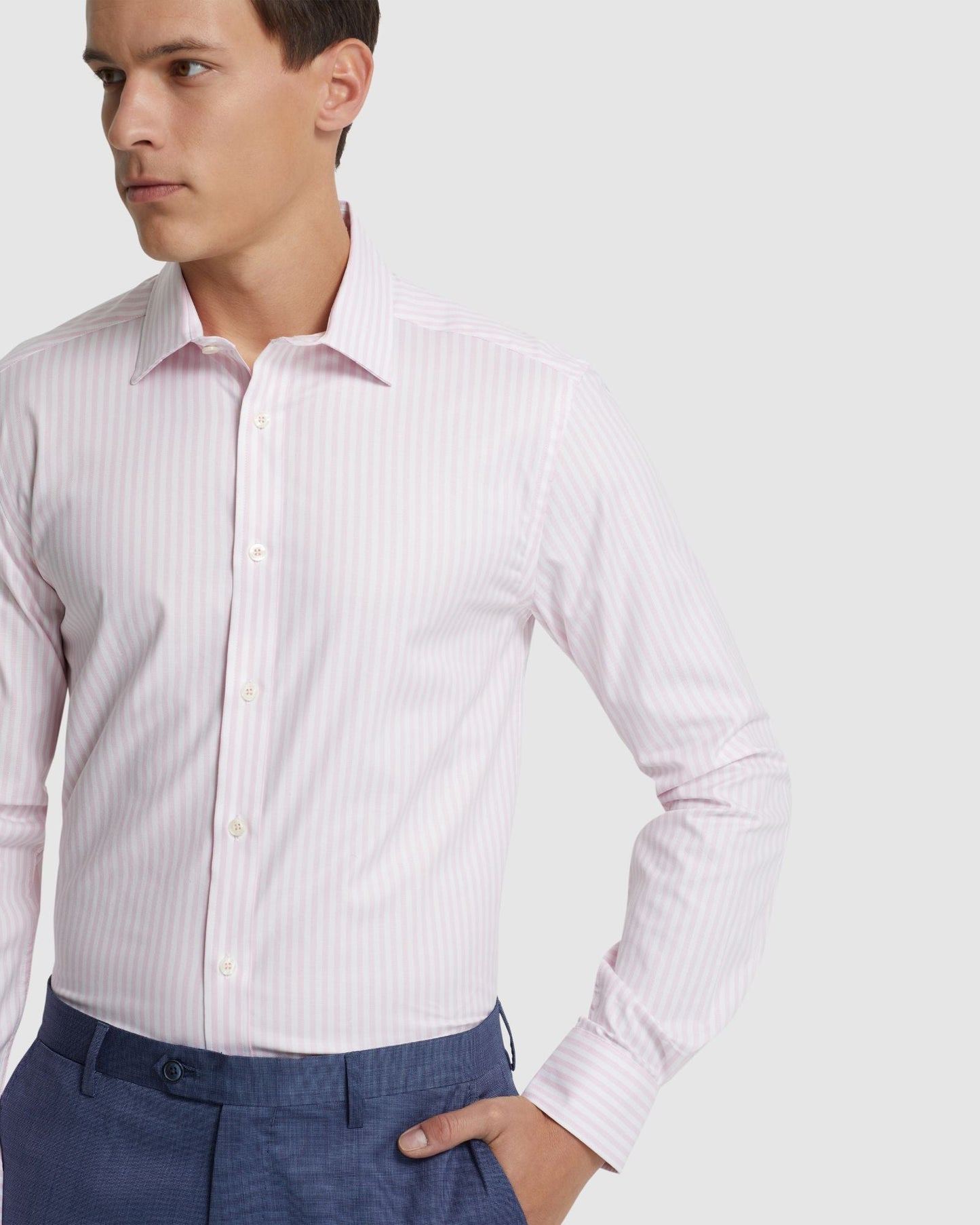 Beckton Cotton Stretch Stripe Shirt