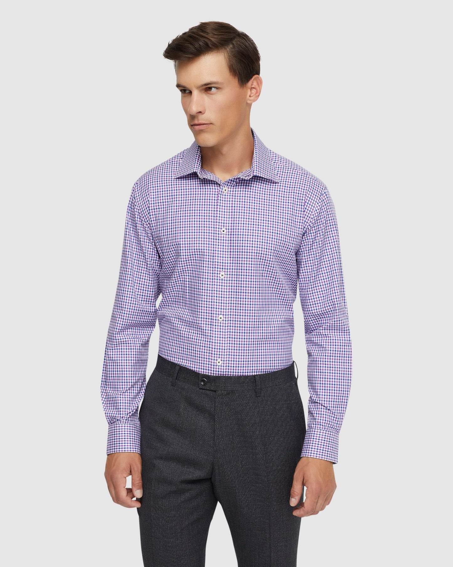 Islington Cotton Small Check Shirt