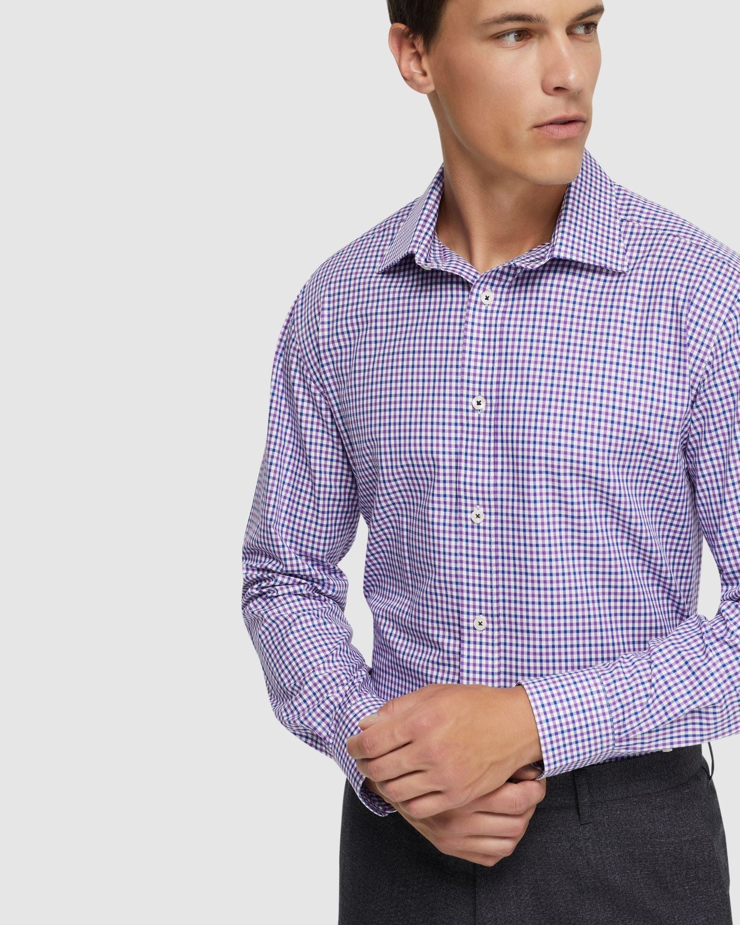 Islington Cotton Small Check Shirt