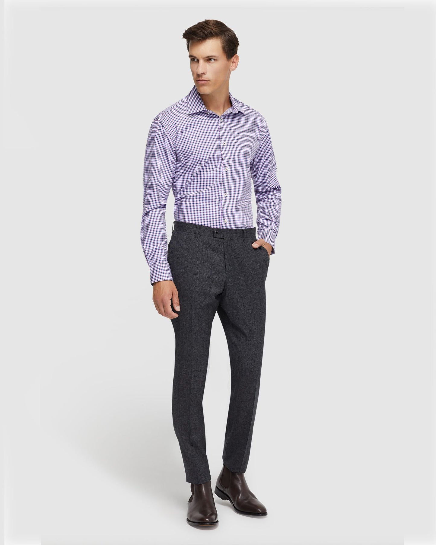 Islington Cotton Small Check Shirt